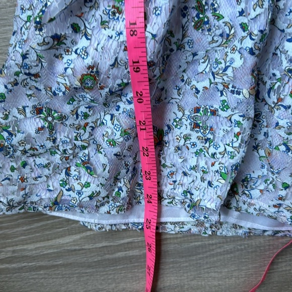 Tory Burch Printed Lace Top 4 - Picture 4 of 10